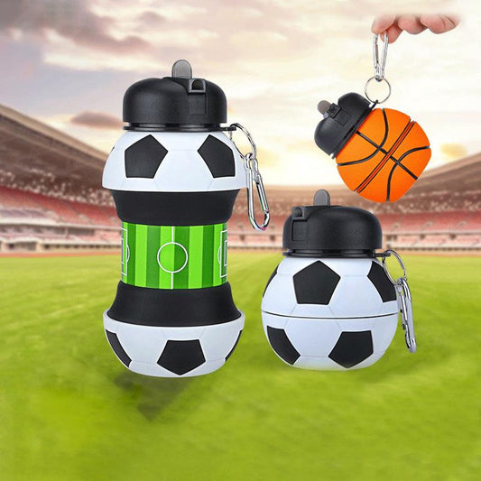 Expandable Collapsible Folding Water Bottle Outdoor Travel Sports Silicone Foldable Water Bottle