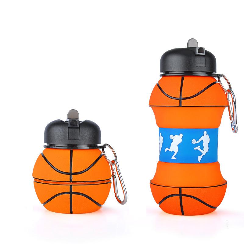 Expandable Collapsible Folding Water Bottle Outdoor Travel Sports Silicone Foldable Water Bottle