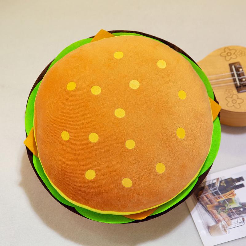 New Hamburger Pillow And  Fries Plush Toy Doll