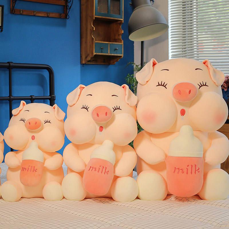 Best Selling Milk Pig Plush Toys 35-55cm