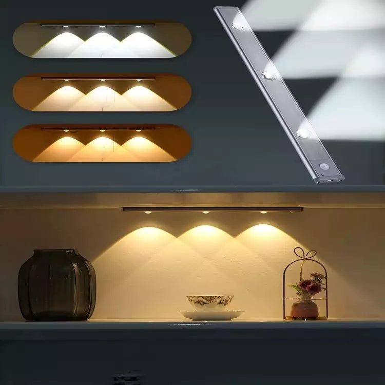 Cat Eye Modern Motion Sensor Under Mini Wireless Led Cabinet Light For Indoor Kitchen