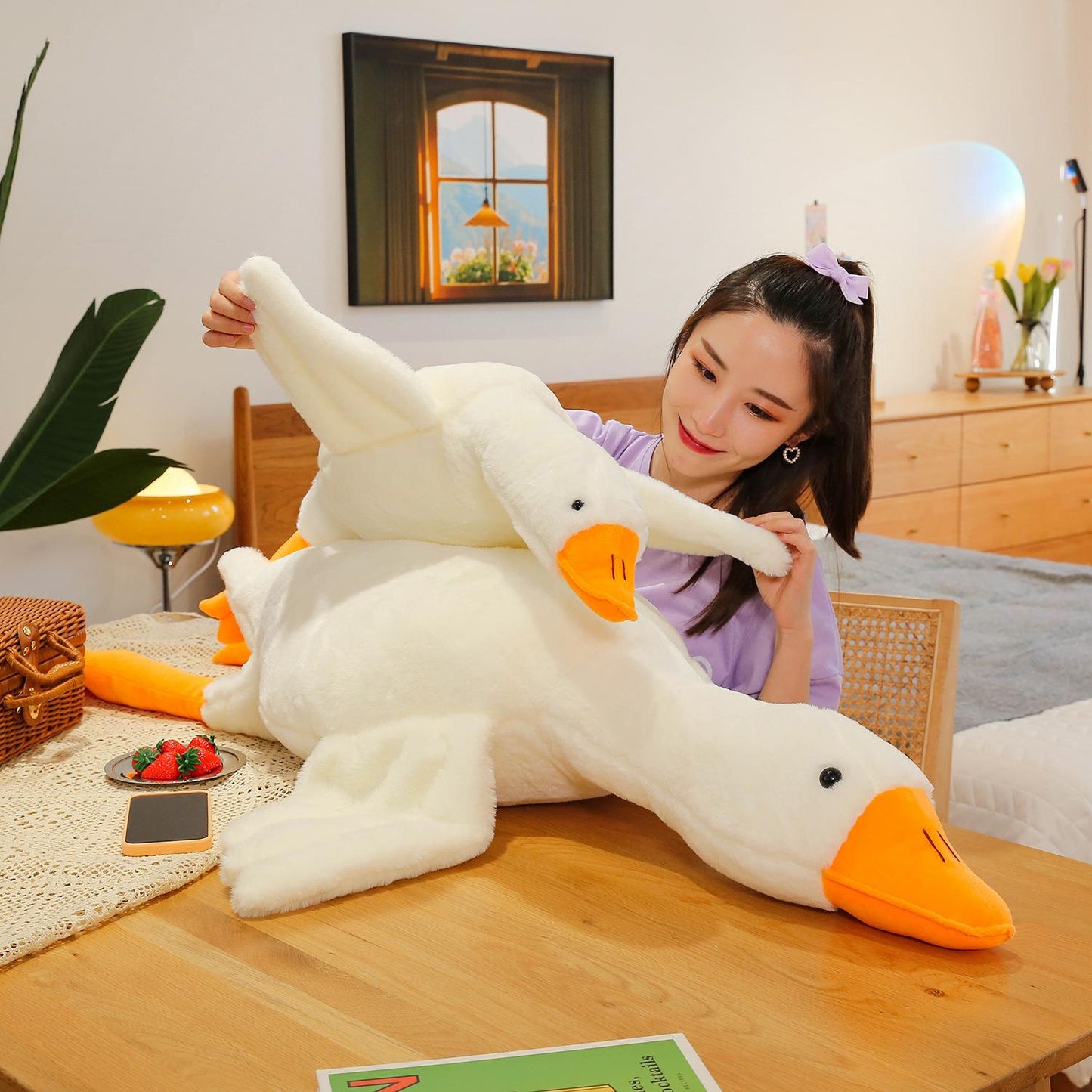 Goose Doll Pillow Plush Toys 130-190cm
